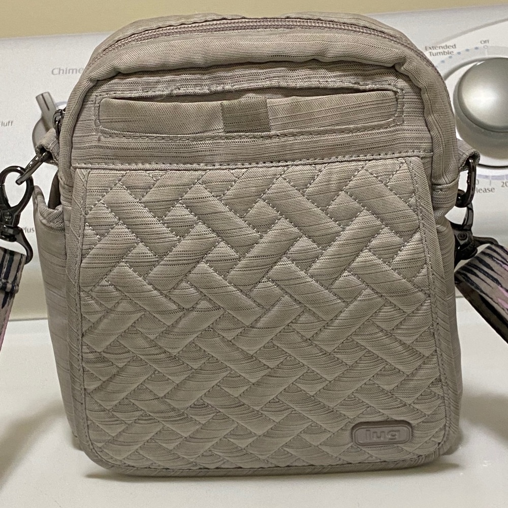 Lug Cross Body Travel Bag, Grey